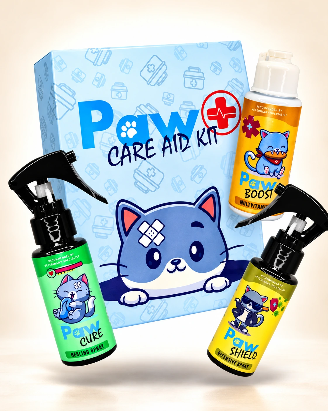 Paw Care Aid Kit 3-in-1